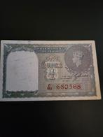 India | 1945 | 1 rupee, Postzegels en Munten, Bankbiljetten | Azië, Los biljet, Ophalen of Verzenden