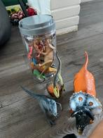 Dinosaurus Actiefiguren Set in Container, Ophalen of Verzenden, Gebruikt