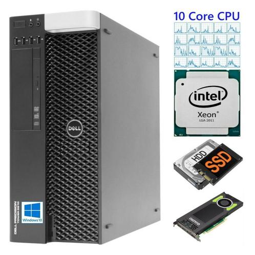 Dell T5810 Intel Xeon E5-2650v3 10-Core 32 GB 256 GB SSD, Computers en Software, Desktop Pc's, Zo goed als nieuw, SSD, Ophalen of Verzenden