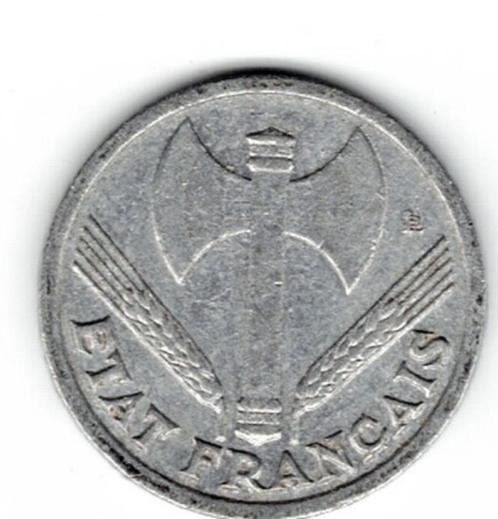 24-784 Frankrijk 1 franc 1944, Postzegels en Munten, Munten | Europa | Niet-Euromunten, Losse munt, Frankrijk, Verzenden