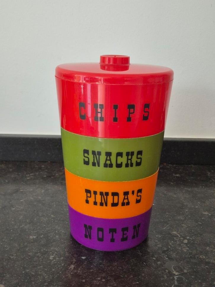 Vintage jaren 70 snacktoren, Verzamelen, Retro, Huis en Inrichting, Ophalen of Verzenden