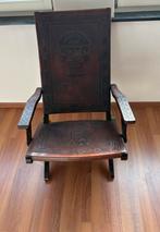 Peruaanse leren inklapbare stoel, Antiek en Kunst, Ophalen
