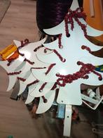3 Metalen kerstboompjes voor op een hekje klembaar, Diversen, Kerst, Ophalen of Verzenden, Zo goed als nieuw