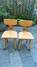2 retro peuterstoeltjes, Kinderen en Baby's, Kinderkamer | Tafels en Stoelen, Ophalen, Gebruikt, Stoel(en)