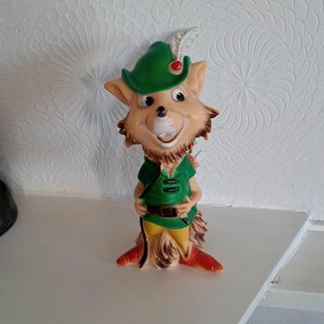 Vintage Robin Hood Pieppop van Disney Ledraplastic  beschikbaar voor biedingen