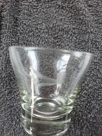 Vintage - Borrelglas met grafure, Antiek en Kunst, Ophalen of Verzenden