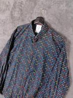 A Fish Named Fred Overhemd Lange Mouw 2XL Auto Print Blauw, Blauw, ., Ophalen of Verzenden, Zo goed als nieuw