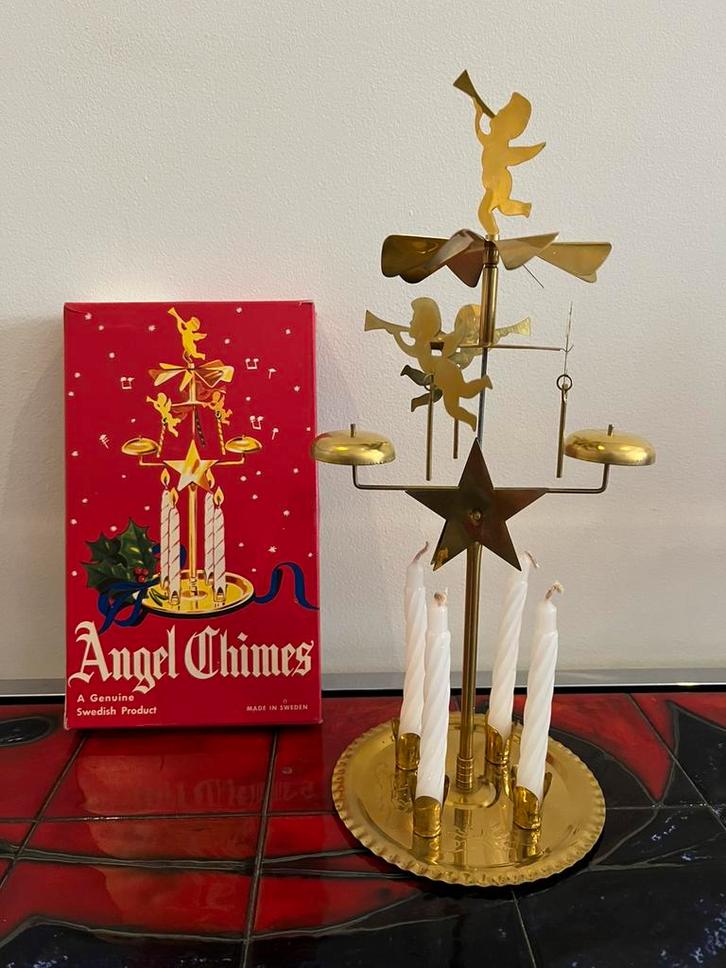Vintage Zweeds Änglaspel, in originele verpakking, Diversen, Kerst, Ophalen of Verzenden