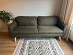 Groene 3-zitsbank Leen Bakker  - Nette Staat!, Ophalen, Driepersoons, 75 tot 100 cm, Zo goed als nieuw