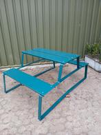 Tuin tafel met bank, Tuin en Terras, Ophalen of Verzenden, Zo goed als nieuw, Rechthoekig, Aluminium