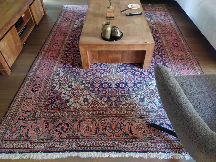 Handgeknoopt Perzisch tapijt, Huis en Inrichting, Stoffering | Tapijten en Kleden, Gebruikt, 200 cm of meer, 200 cm of meer, Rechthoekig