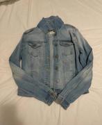 Bershka denim jas, Maat 38/40 (M), Blauw, Gedragen, Bershka