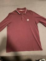 Moncler polo longsleeve, Kleding | Heren, Polo's, Ophalen of Verzenden, Zo goed als nieuw, Rood