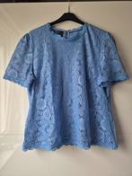 Pieces kanten top - Maat M - Zo goed als nieuw!, Maat 38/40 (M), Blauw, Ophalen of Verzenden, Zo goed als nieuw