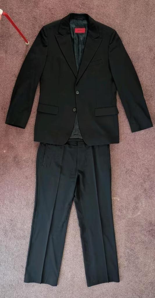 Nieuw Hugo Boss Pak, Kleding | Heren, Kostuums en Colberts, Nieuw, Maat 52/54 (L), Zwart, Ophalen of Verzenden