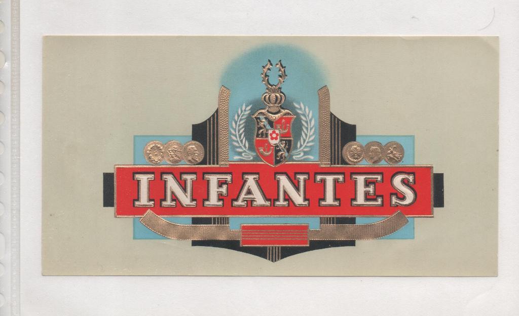 Sigarenband 149 Etiket Infantes, Verzamelen, Ophalen of Verzenden, Zo goed als nieuw, Sigarenbandjes