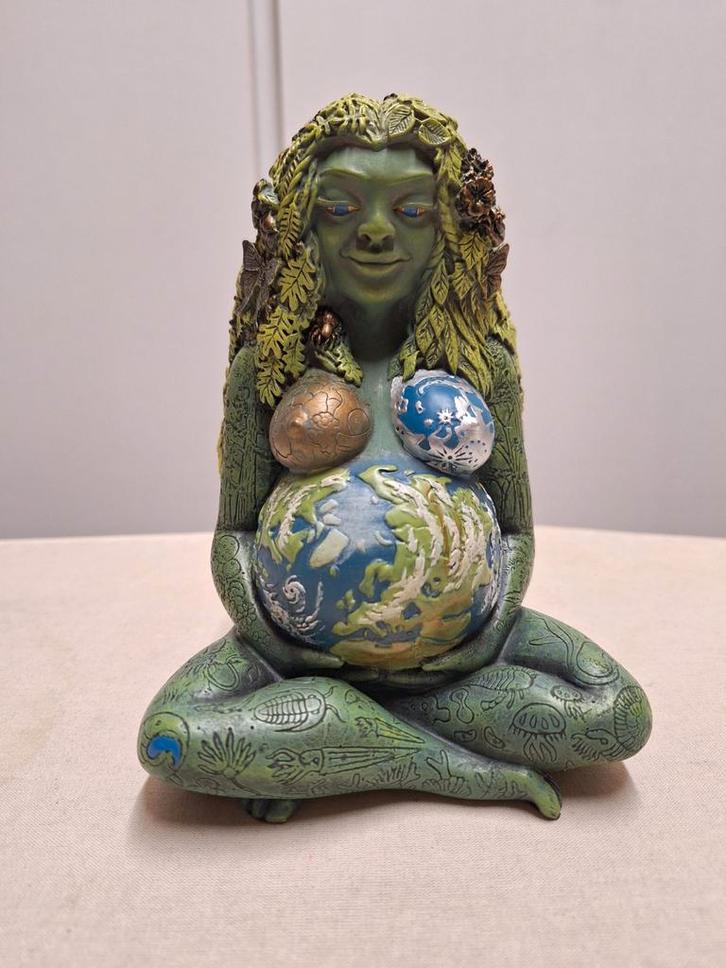 Moeder Aarde Beeld van Oberon Zell, Verzamelen, Beelden en Beeldjes, Zo goed als nieuw, Mens, Ophalen of Verzenden