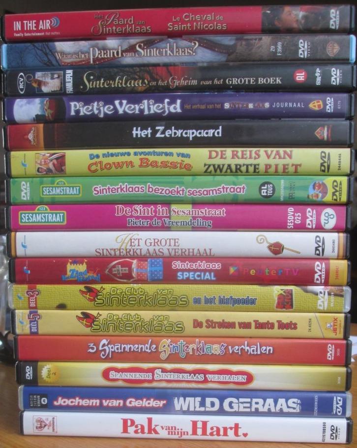 Sinterklaas DVD Pakket (16 DVD's), Cd's en Dvd's, Dvd's | Kinderen en Jeugd, Gebruikt, Boxset, Alle leeftijden, Ophalen