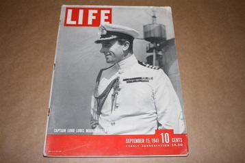Life Magazine - September 15, 1941 - Oorlogsnummer !! beschikbaar voor biedingen