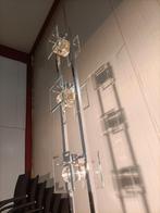 Faladesa & Idearte, chroom glazen kristallen vloerlamp, Huis en Inrichting, Lampen | Vloerlampen, Ophalen of Verzenden, Zo goed als nieuw