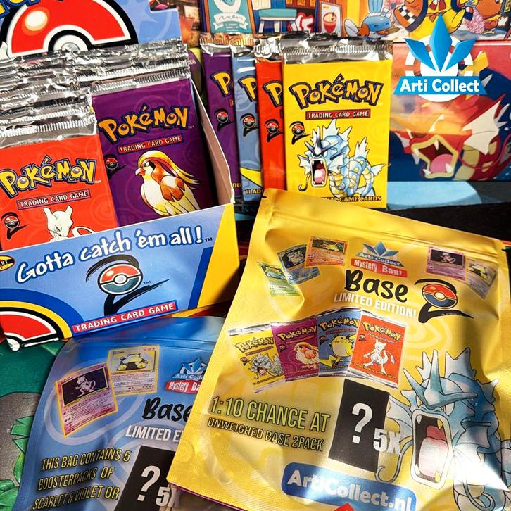 Base Set 2 Pokemon Mysterybag ! Www.Articollect.NL, Hobby en Vrije tijd, Verzamelkaartspellen | Pokémon, Zo goed als nieuw, Boosterbox