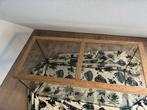 Zeer netjes groot terrarium/ glazen bal, Dieren en Toebehoren, Ophalen, Kooi, Zo goed als nieuw, 90 cm of meer