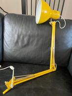 Vintage gele bureaulamp tertial, Huis en Inrichting, Lampen | Tafellampen, Ophalen, Vintage, Zo goed als nieuw, Metaal