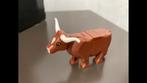 Lego Longhorn koe cow reddish brown, Ophalen of Verzenden, Zo goed als nieuw, Losse stenen, Lego