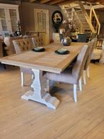 *VOORRAAD* 4 Landelijke Eetkamerstoelen Chester Adore Clay 2, Overige kleuren, Nieuw, Ophalen of Verzenden, Vier