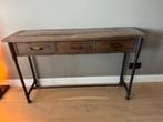 Riviera Maison sidetable, Ophalen, Gebruikt, 100 tot 150 cm, Metaal