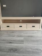 Witte tv meubel, Ophalen, Gebruikt, 150 tot 200 cm, Minder dan 100 cm