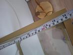 console tafel glas metaal goud, Huis en Inrichting, Ophalen, Met plank(en), Glas, 50 tot 100 cm