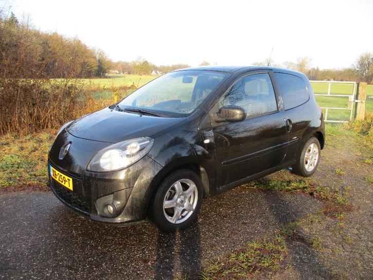 Renault Twingo 1.2 Night&Day E3 2010 Zwart, Auto's, Renault, Bedrijf, Twingo, ABS, Airbags, Airconditioning, Centrale vergrendeling