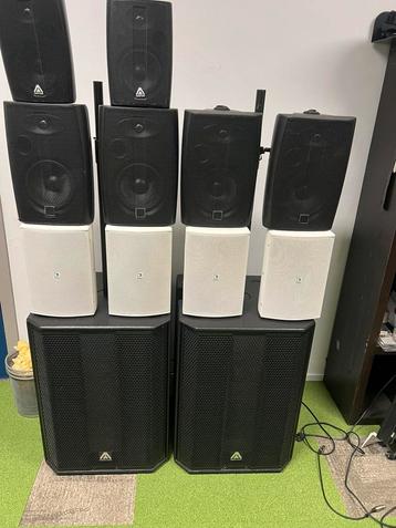 Diverse goede horeca speaker sets beschikbaar voor biedingen