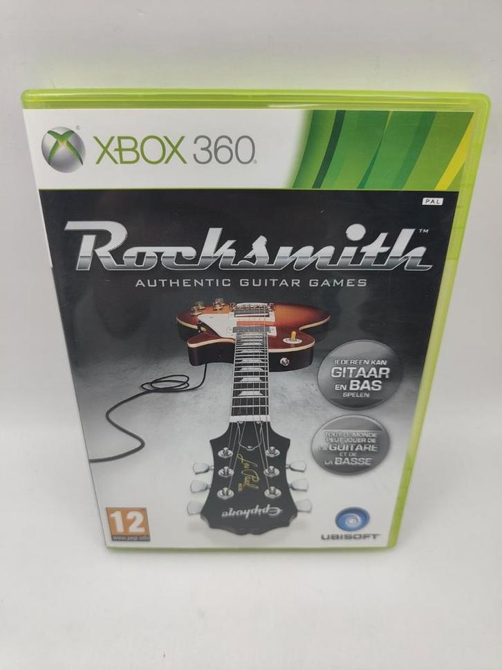 Rocksmith Authentic Guitar Games Xbox 360, Spelcomputers en Games, Games | Xbox 360, Zo goed als nieuw, Avontuur en Actie, 1 speler