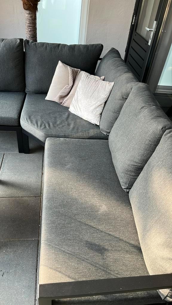 Luxe Aluminium Loungeset - 5 Zitplaatsen, Tuin en Terras, Tuinsets en Loungesets, Zo goed als nieuw, Loungeset, Aluminium, 5 zitplaatsen