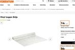 Vinyl Logan Grijs 4 x 2.6 m van Kwantum, Huis en Inrichting, Stoffering | Vloerbedekking, Ophalen, Nieuw, Grijs, Vinyl
