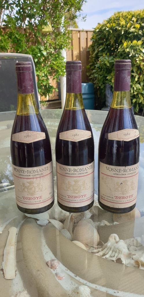 1982 Vosne Romanee Deroye, Verzamelen, Wijnen, Nieuw, Rode wijn, Frankrijk, Vol, Ophalen of Verzenden
