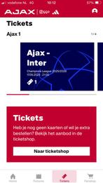 Ajax inter, Seizoenskaart, Eén persoon
