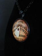Ouija Board Glass Dome Ketting- Gothic, Punk, Emo- Nieuw, Zwart, Nieuw, Ophalen of Verzenden, Overige materialen