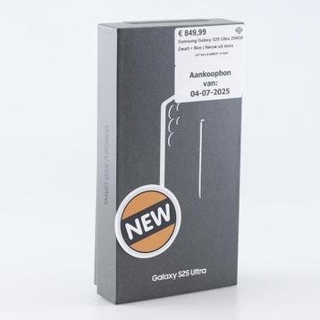 Samsung Galaxy S25 Ultra 256GB Zwart + Bon | Nieuw uit doos beschikbaar voor biedingen