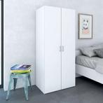 nieuwe witte 2-deurs kledingkast model Space (Leen Bakker), Huis en Inrichting, Ophalen, Met deur(en), Nieuw, 50 tot 100 cm