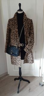 Lange blazer tijgerprint 40  42, Verzenden, Zo goed als nieuw, Maat 38/40 (M), Bruin