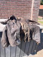 Vintage motorjas uit circa de jaren vijftig, Ophalen of Verzenden, Tweedehands, Dames, Jas | leer