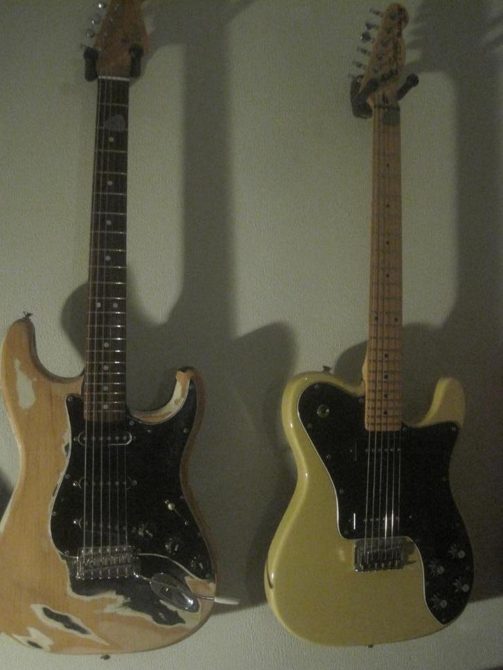 Tokai Goldstar Sound (nineties Japan) en Squier Stratocaster, Muziek en Instrumenten, Snaarinstrumenten | Gitaren | Elektrisch