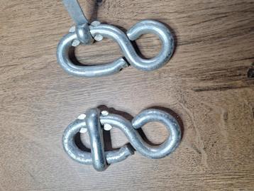 19 stukt verzinkte stelacht of klopacht 90 x8 mm beschikbaar voor biedingen