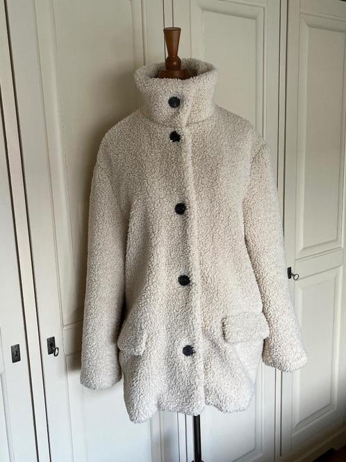 Teddy jas - Rino & Pelle - maat 38 - ecru, Kleding | Dames, Jassen | Winter, Zo goed als nieuw, Maat 38/40 (M), Beige, Ophalen of Verzenden