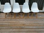Stijlvolle Eames Model Lookalike Eetkamerstoel - Wit, Huis en Inrichting, Stoelen, Kunststof, Gebruikt, Wit, Ophalen of Verzenden