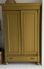 Vintage brocante kast, Ophalen, Gebruikt, 100 tot 150 cm, 200 cm of meer