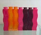 7 x Vintage IKEA Skämt Squiggle roze paars oranje vaasjes, Overige kleuren, ., Ophalen of Verzenden, .
